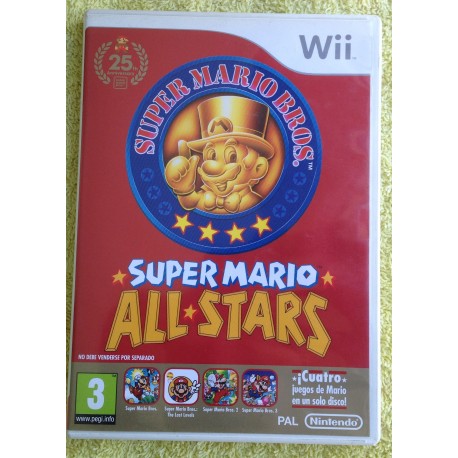 JUEGO DE NINTENDO WII  SUPER MARIO ALL-STARS