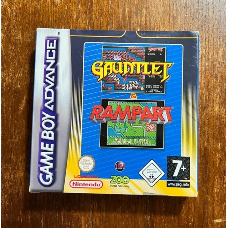 GAUNTLET + RAMPART Precintado Game boy Advance