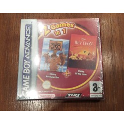 2 GAMES IN 1 HERMANO OSO + EL REY LEON Precintado Game Boy Advance