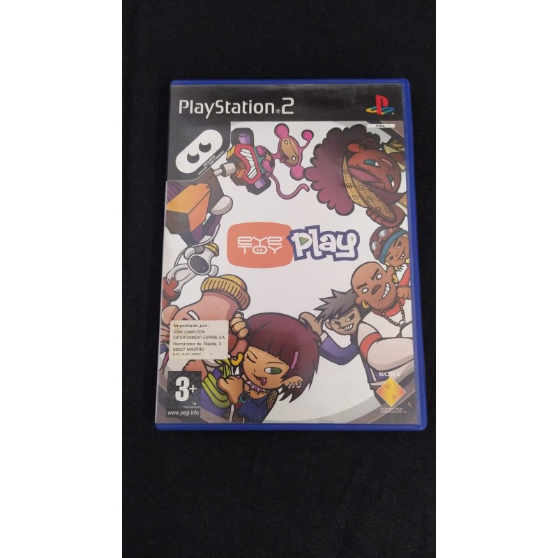 EYE TOY PLAY PS2 - Usado, cd y manual impecables