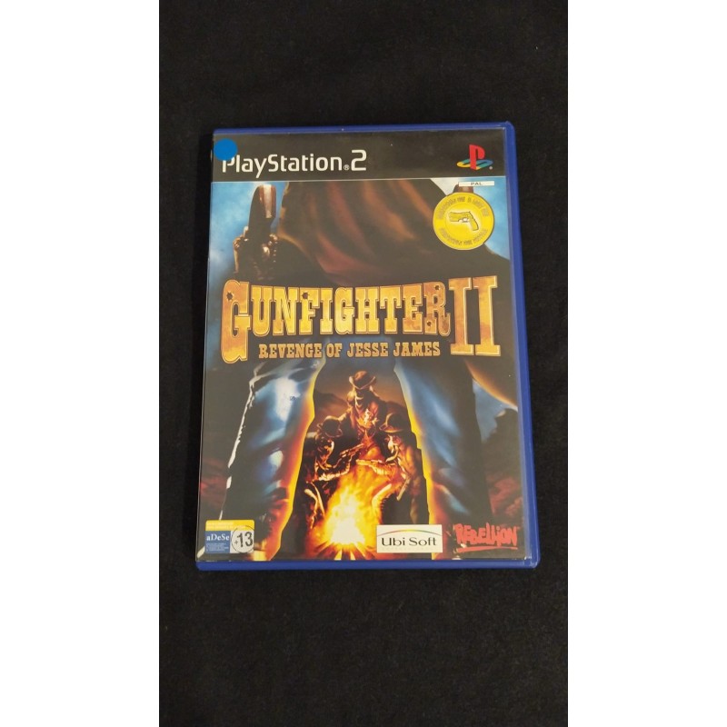 GUNFIGHTER 2 : Revenge of Jesse James PS2 - usado, completo