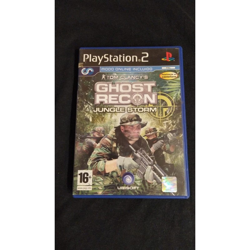 GHOST RECON JUNGLE STORM PS2 - usado, completo