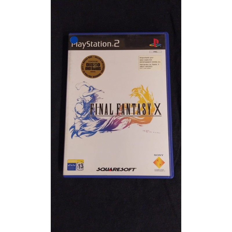 FINAL FANTASY X PS2 - usado, completo