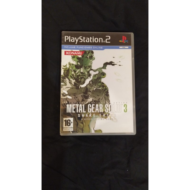 METAL GEAR SOLID 3 : Snake Eater PS2 , usado, completo
