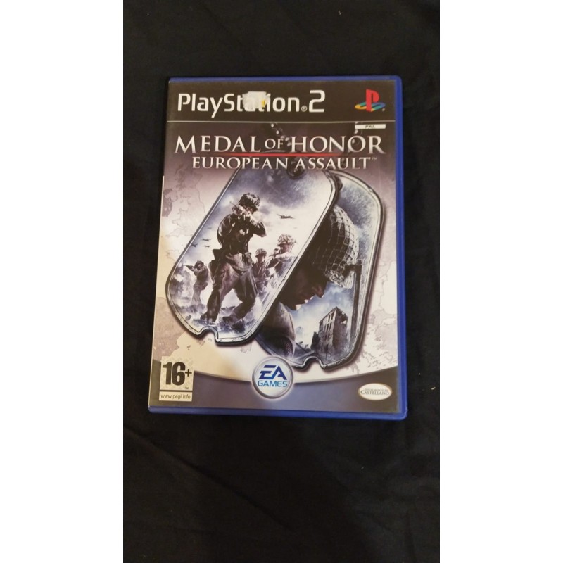 MEDAL OF HONOR EUROPEAN ASSAULT PS2 - usado, completo