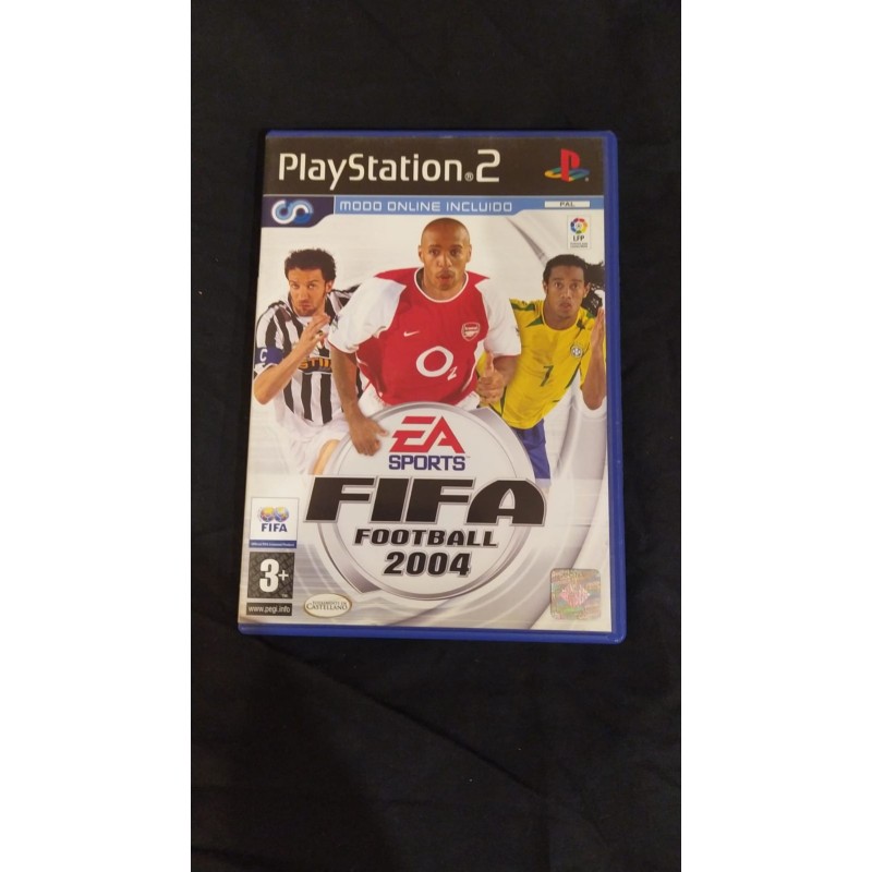 FIFA FOOTBALL 2004 PS2 - usado, completo