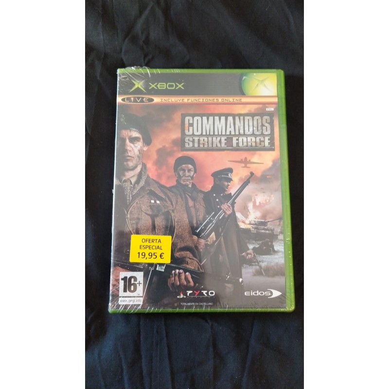 COMMANDOS STRIKE FORCE XBOX - NuevoPrecintado