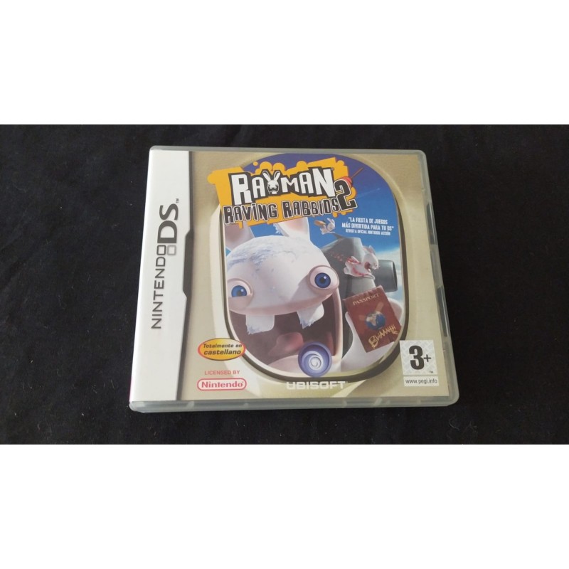 RAYMAN RAVING RABBIDS 2 Nintendo DS - usado, completo