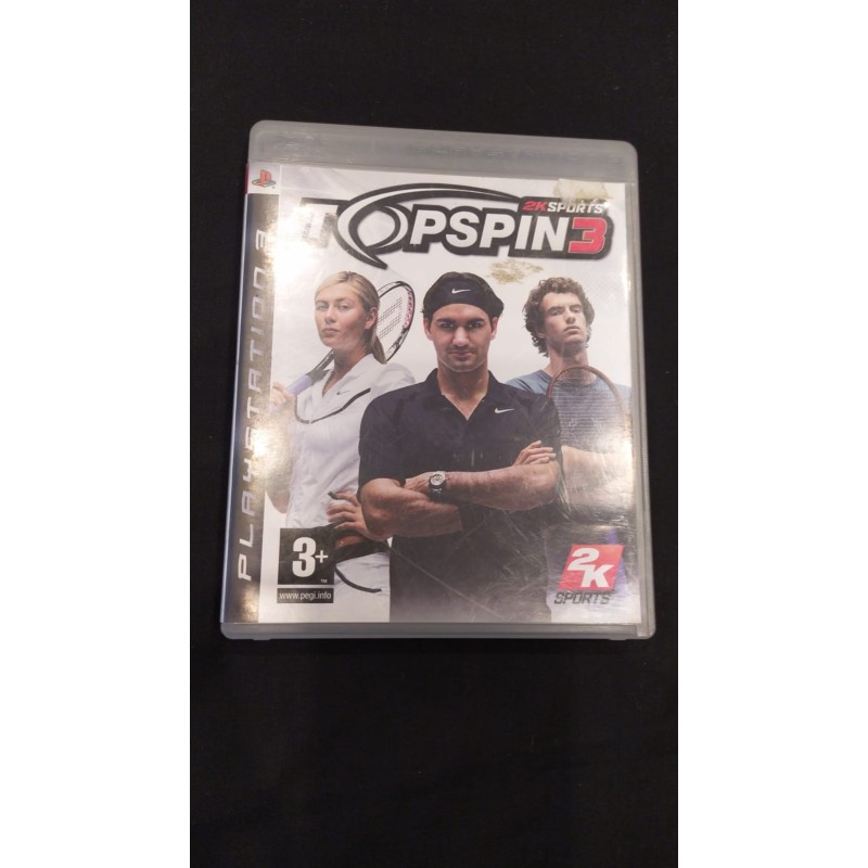 TOPSPIN 3 PS3 - usado, completo