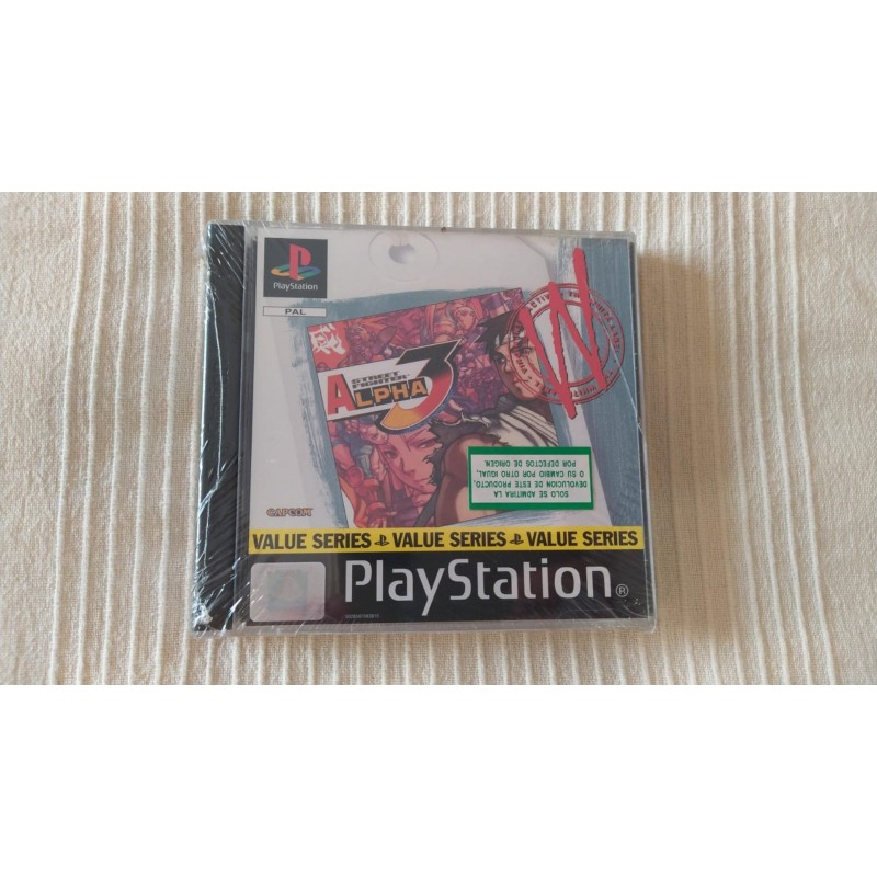 STREET FIGHTER ALPHA 3 PSX - Value Series. Precintado, caja rota