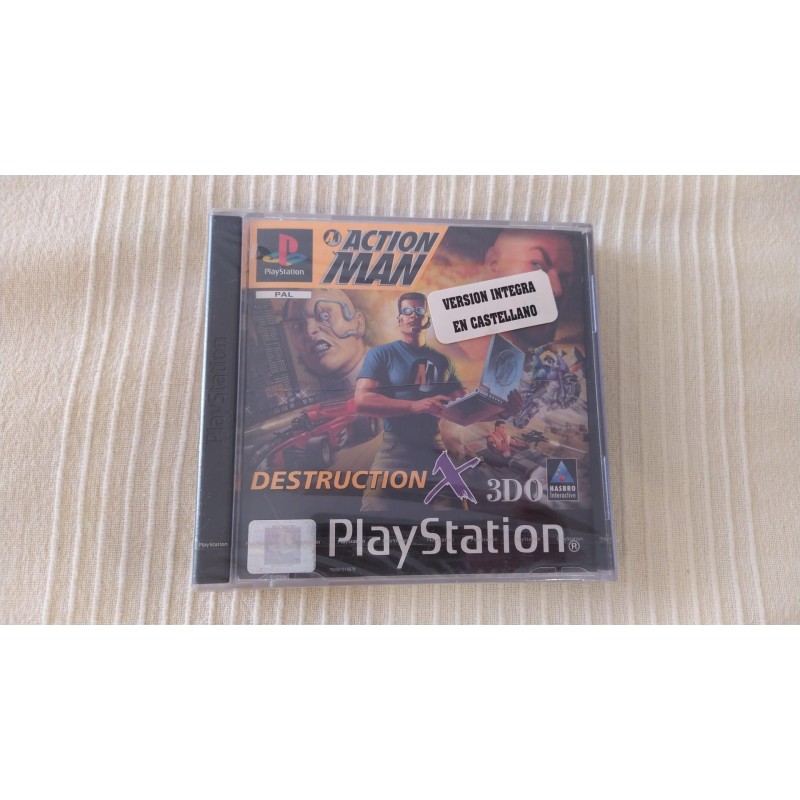 ACTION MAN DESTRUCTION X PSX - Precintado. Caja rota