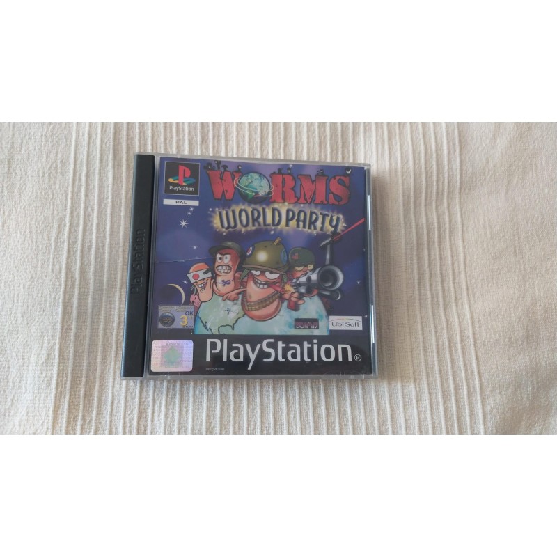 WORMS WORLD PARTY PSX - usado, completo