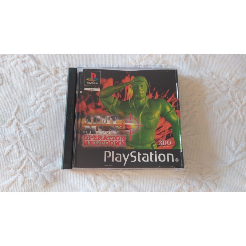 ARMY MEN : OPERATION MELTDOWN PSX - usado, completo