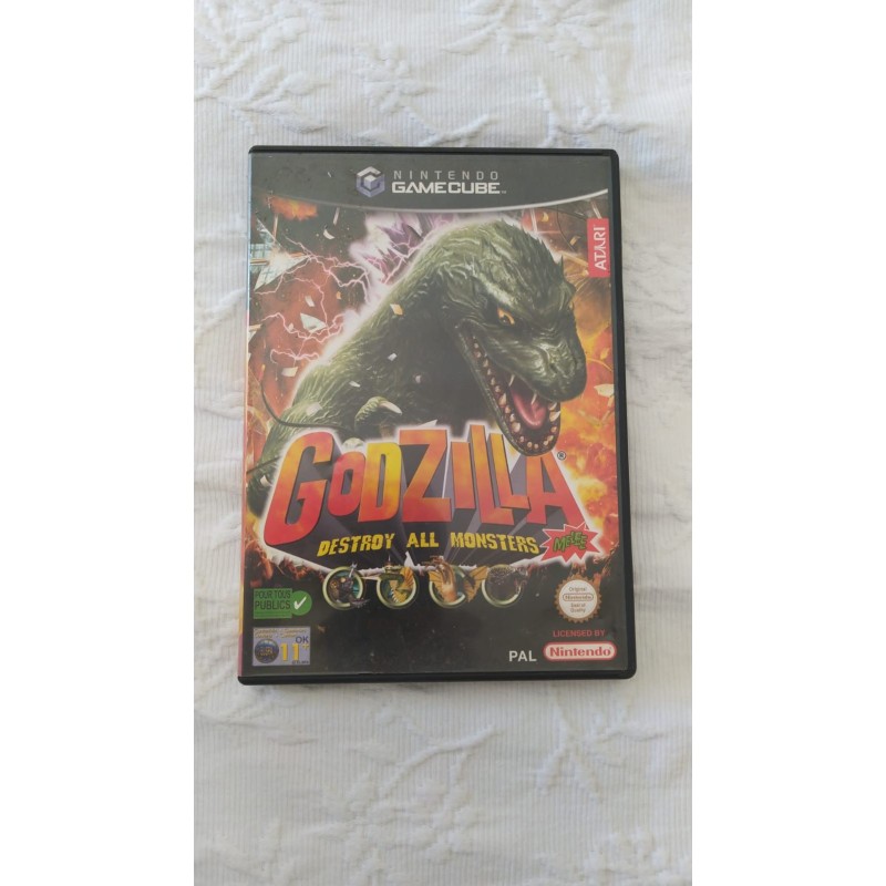 GODZILLA : DESTROY ALL MONSTERS MELEE Nintendo GameCube - usado