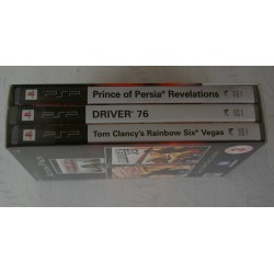 comprar action pack lote psp prince of persia, driver, tom clancy´s