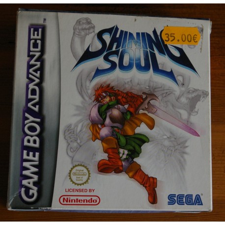 Juego de Game Boy Advance  SHINING SOUL   Usado, con manual  Caja en buen estado  Pal españa