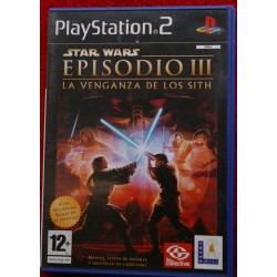STAR WARS : EPISODIO III La Venganza de los Sith PS2 - Usado, completo
