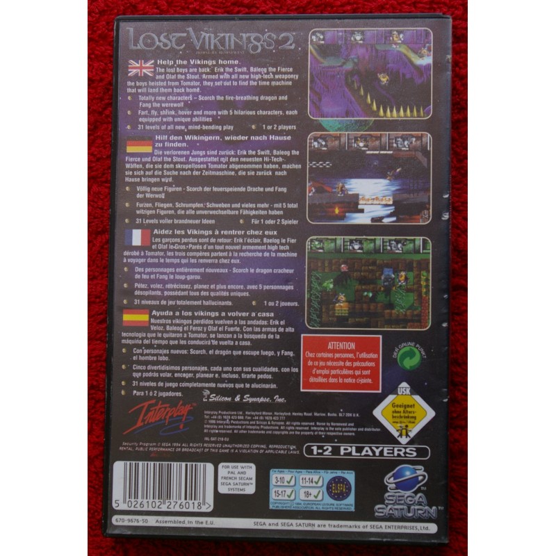 the lost vikings 2 sega saturn the lost vikings 2 sega saturn